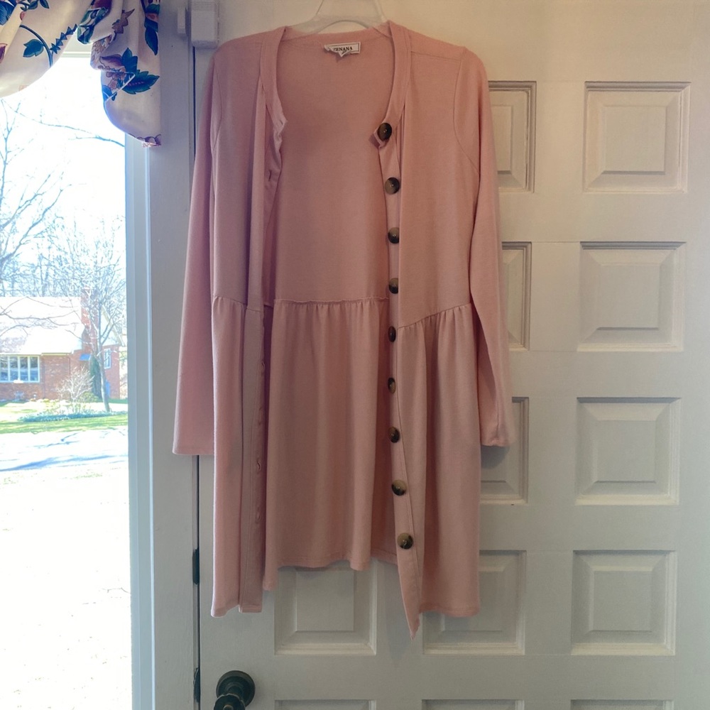 Pink Cardigan